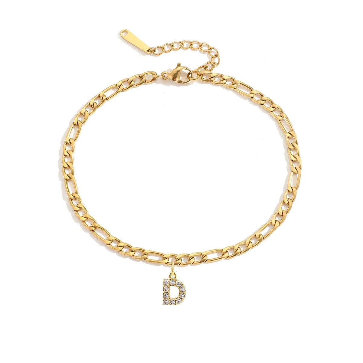 The LetterLink Anklet