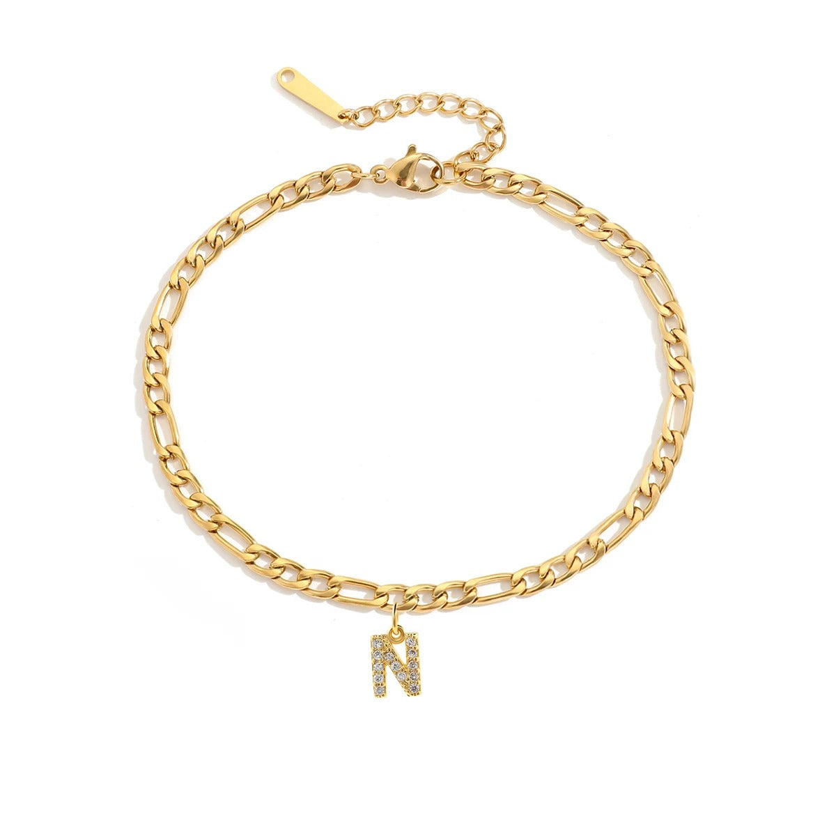The LetterLink Anklet