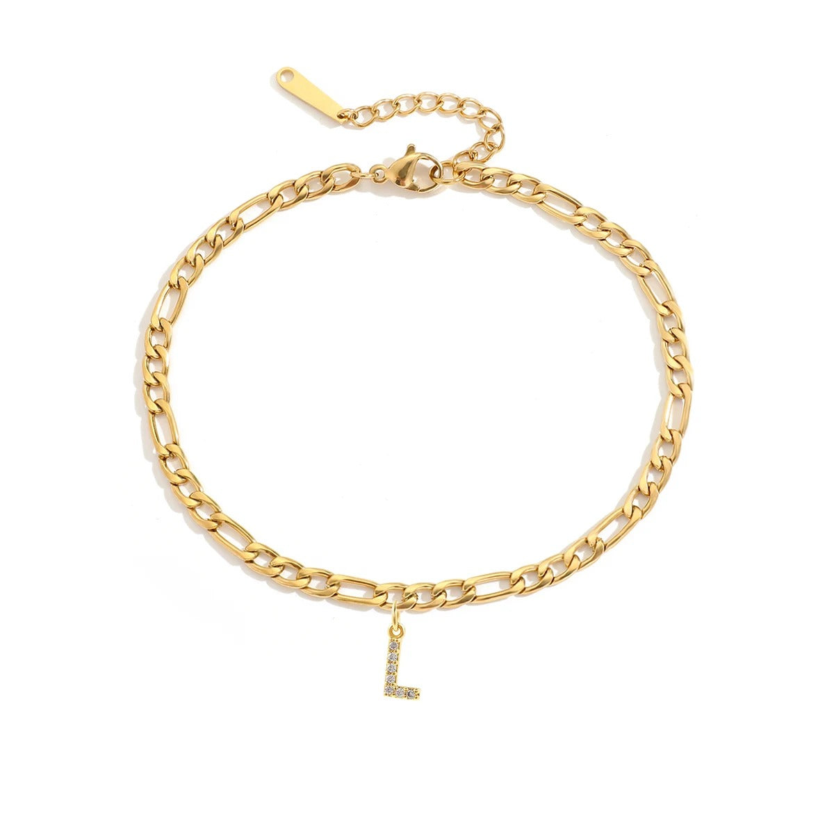 The LetterLink Anklet