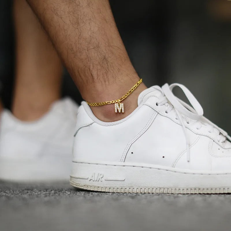 The LetterLink Anklet