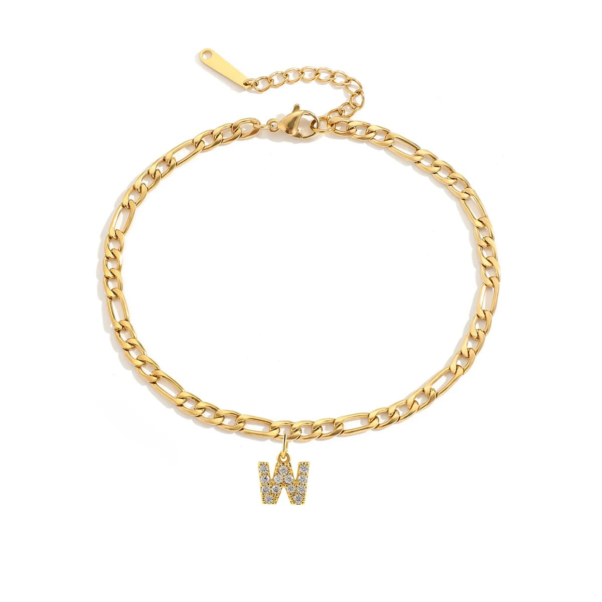 The LetterLink Anklet