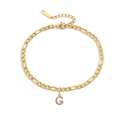 The LetterLink Anklet