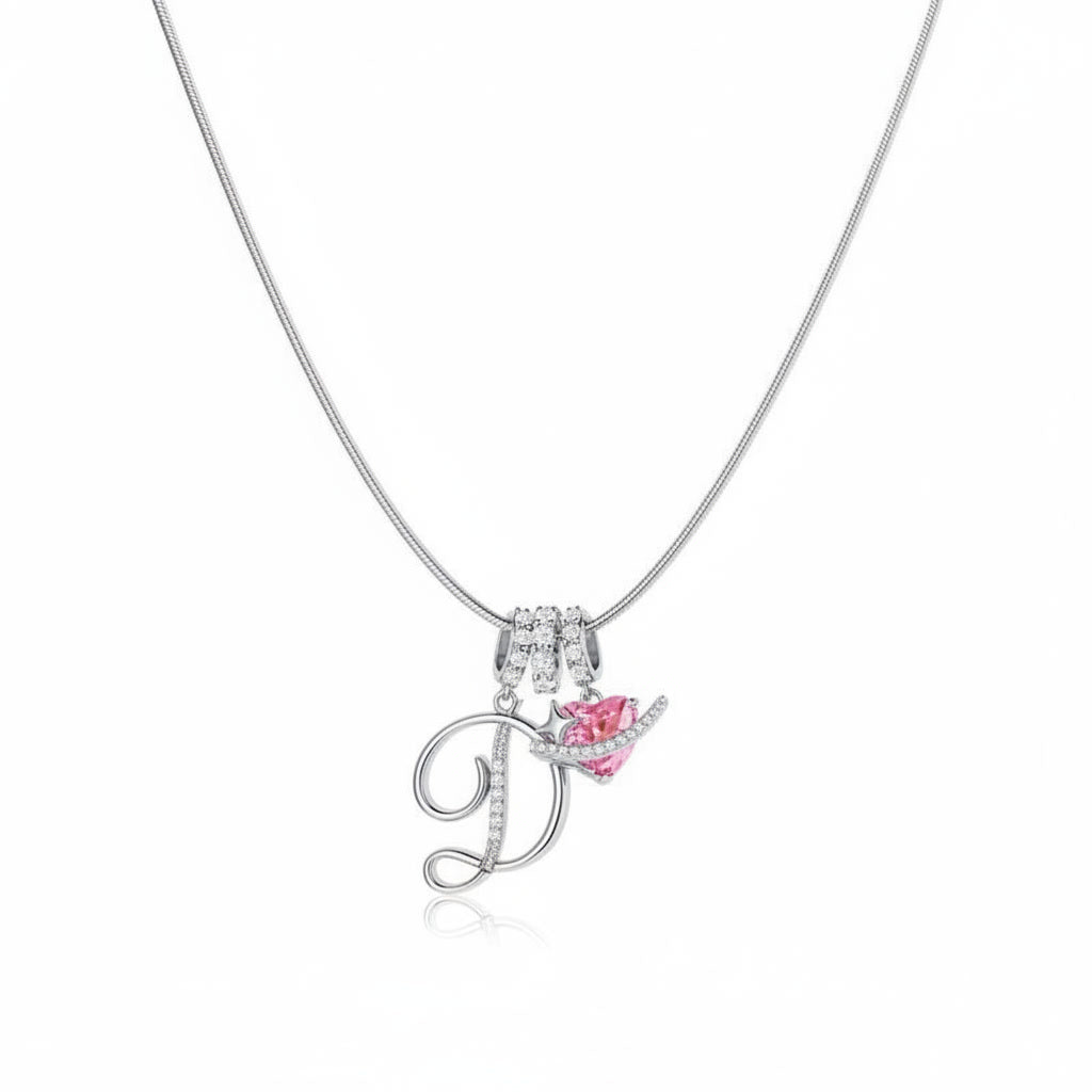 Gracie Initial Heart Necklace