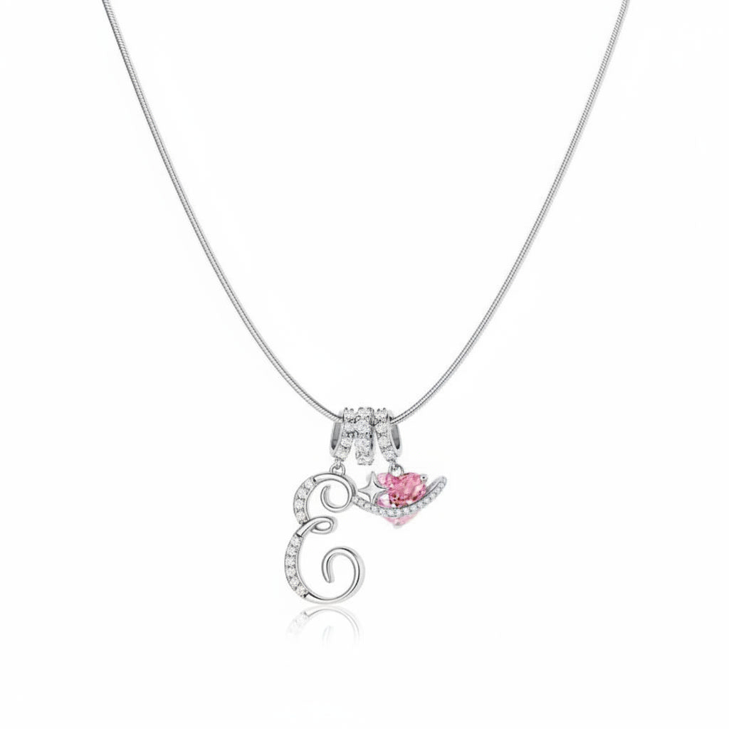 Gracie Initial Heart Necklace