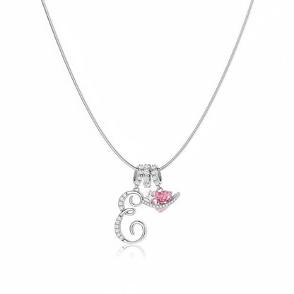 Gracie Initial Heart Necklace