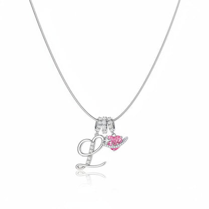 Gracie Initial Heart Necklace