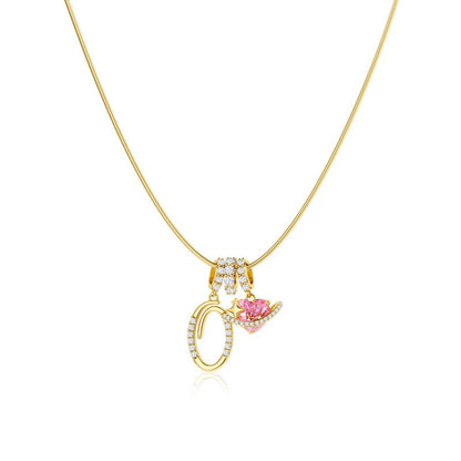 Gracie Initial Heart Necklace