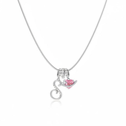 Gracie Initial Heart Necklace