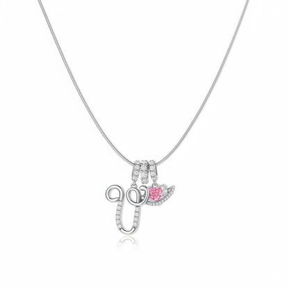 Gracie Initial Heart Necklace