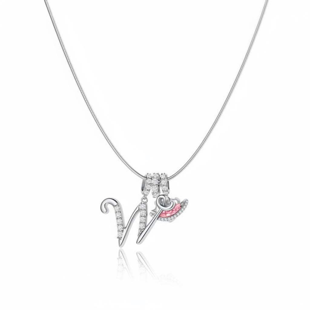 Gracie Initial Heart Necklace