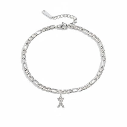 The LetterLink Anklet